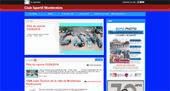 Desktop Screenshot of clubsportifmonterelais.com